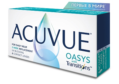 ACUVUE® OASYS with Transitions | 6 линз